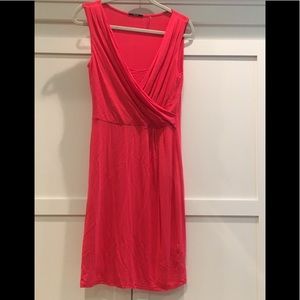 Tahari coral dress